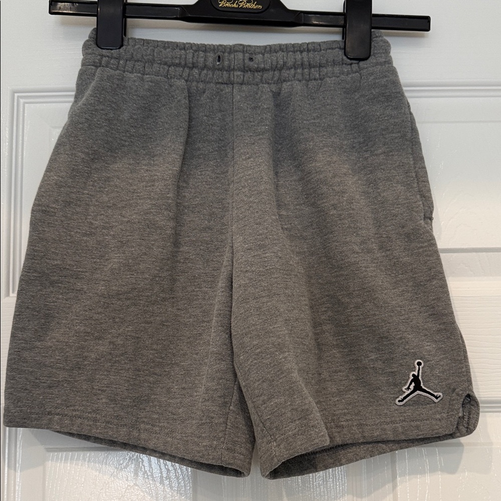 Jordan Kids Charcoal Gray Sweatshirt Shorts